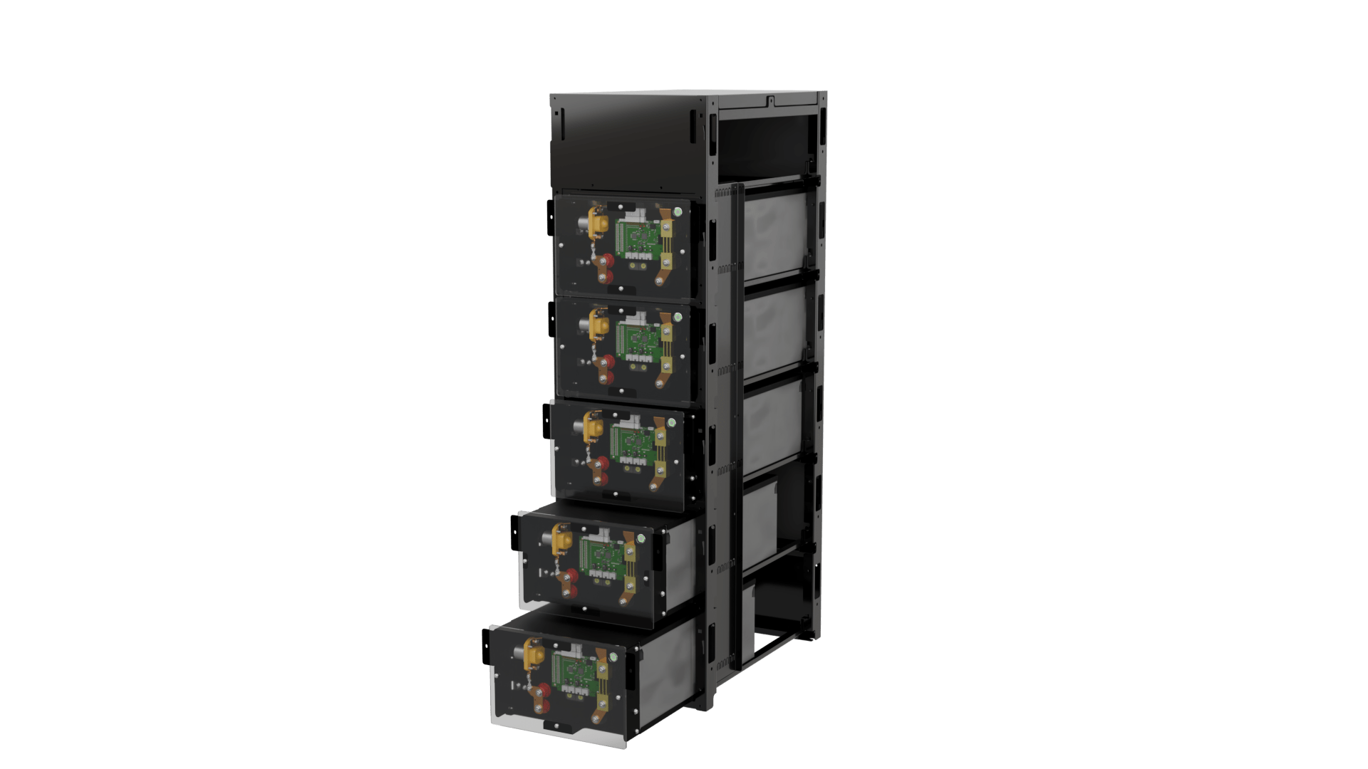 SS216 <span class="NEW" style="color:#FFB600"><strong> NEW</strong></span> | Solar MD | ss216 drawer open e1750163938837 SS216 Low Voltage Cabinet Range Scalable Energy Storage
